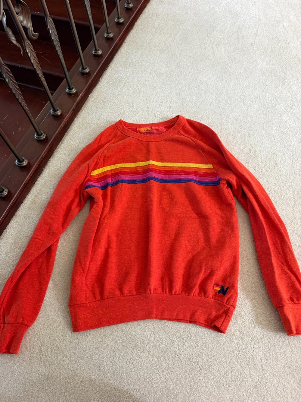 Aviator Nation 5 Stripe Rainbow Sweatset - Picture 2 of 7